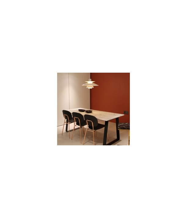 [ Flat Dining Table-Arabescato Deluxe ]