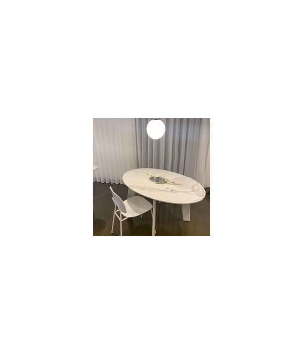 [ New Accordion small table - Calacatta white ]